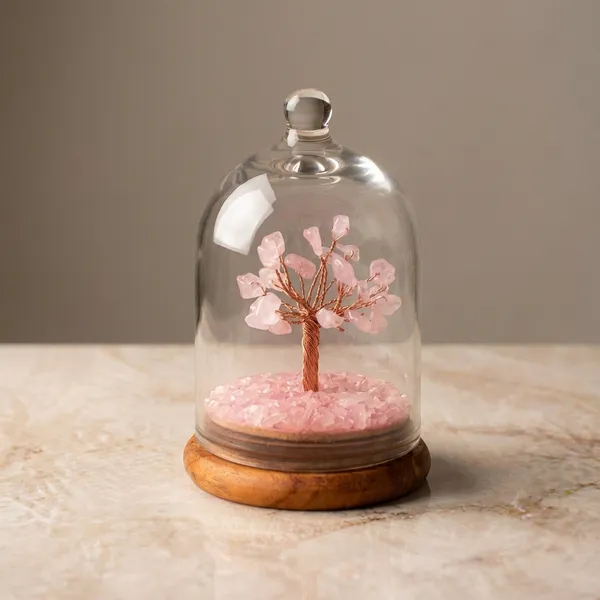 Rose_Quartz__Tree_In_Glass_Dome_With_Wooden_Base