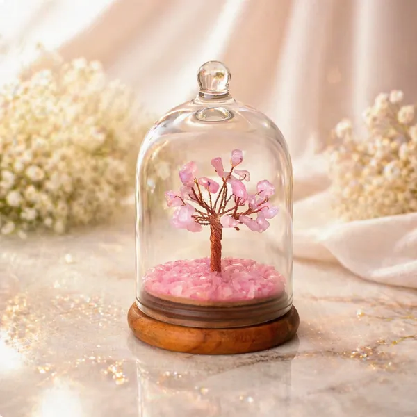 Rose_Quartz__Tree_In_Glass_Dome_With_Wooden_Base