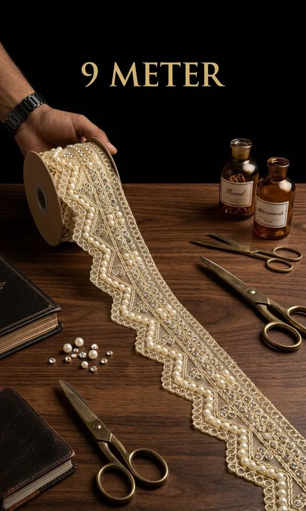 9-Meter_Gold_Scalloped_Pearl_and_Stone_Work_Ethnic_Lace_Border