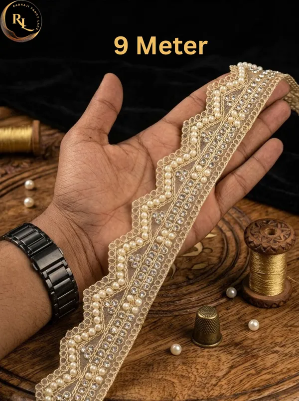 9-Meter_Gold_Scalloped_Pearl_and_Stone_Work_Ethnic_Lace_Border