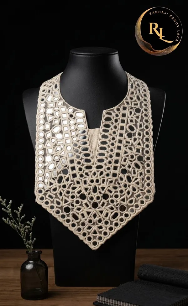 Designer_Cream_Geometric_Multi-Shape_Mirror_Work_Full_Neck_Yoke_Patch_for_Suit,_Kurti,_and_Blouse