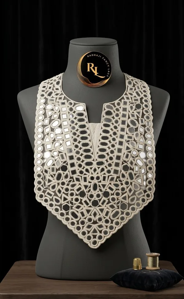 Designer_Cream_Geometric_Multi-Shape_Mirror_Work_Full_Neck_Yoke_Patch_for_Suit,_Kurti,_and_Blouse