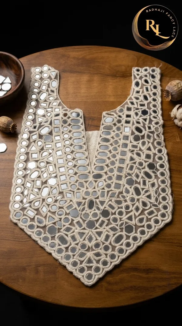 Designer_Cream_Geometric_Multi-Shape_Mirror_Work_Full_Neck_Yoke_Patch_for_Suit,_Kurti,_and_Blouse
