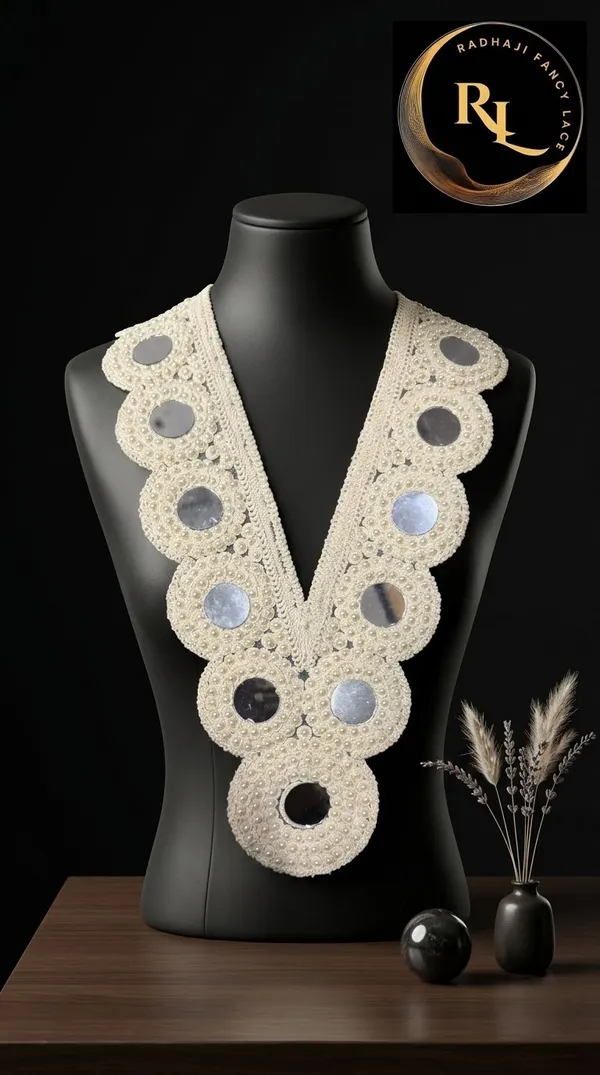 Designer_Cream_V_shape_Round_Mirror_and_Pearl_Neck_Patch_for_Suit,_Kurti,_and_Blouse_Embellishment