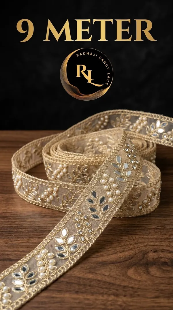 Designer_Ethnic_Embroidery_Lace_Trim_with_Mirror_and_Pearls_&_Diamonds_(9_Meters)