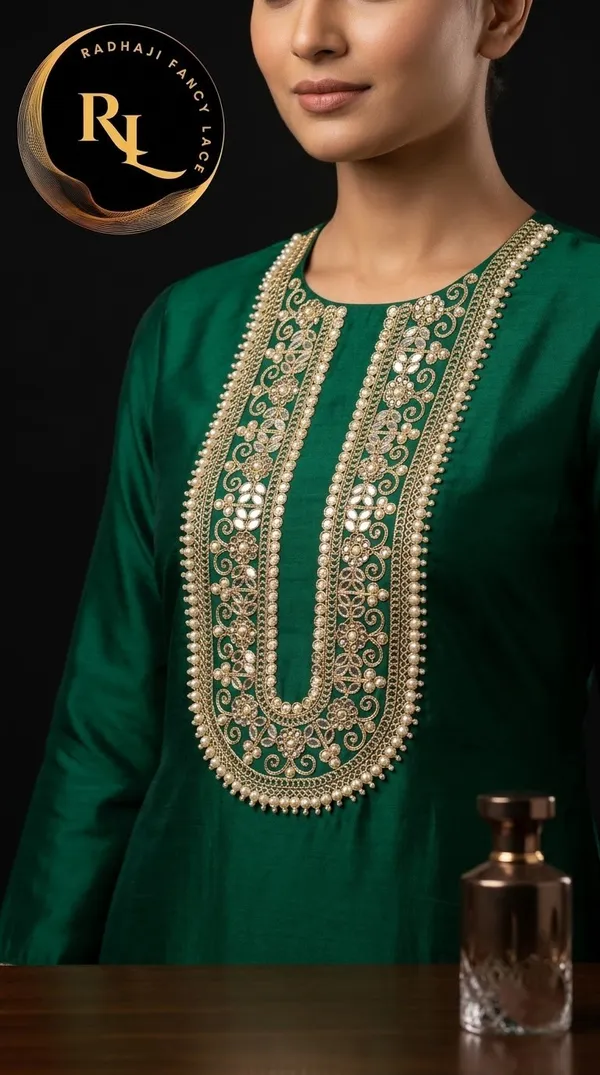 Designer_Gold_Zari_Embroidery_and_Pearl_Neck_Patch_with_Mirror_Work_for_Suit,_Kurti,_and_Blouse