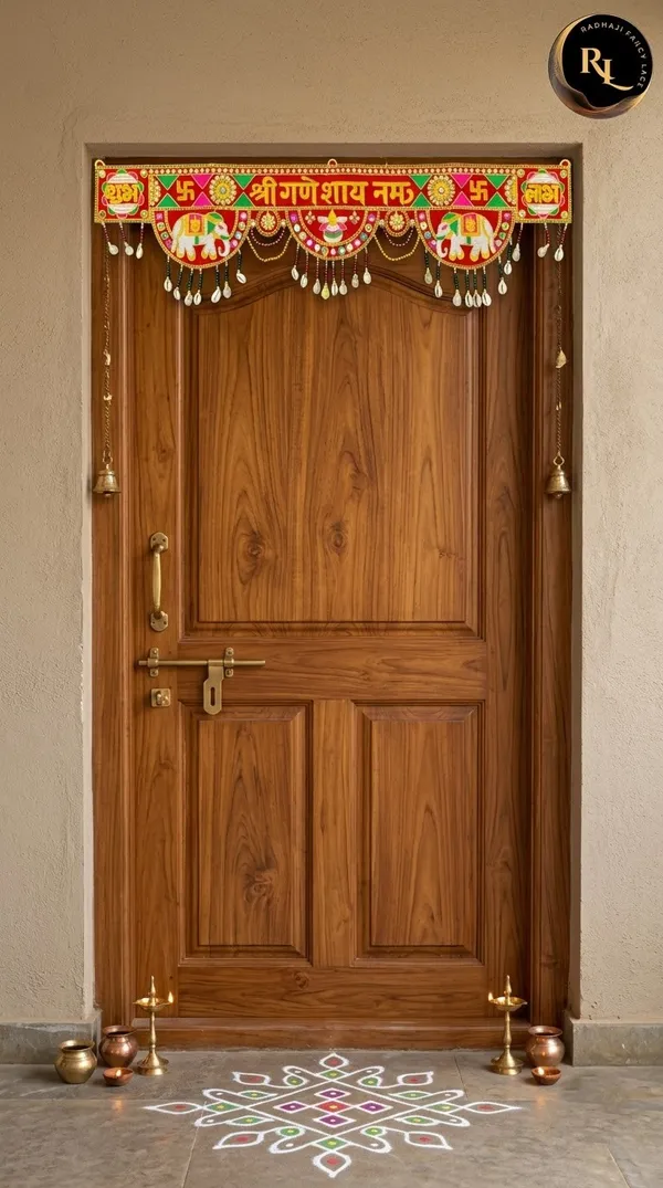 Festive_Velvet_Door_Toran_/_Bandhanwar_with_"Shri_Ganeshay_Namah",_Elephant_Motifs,_and_Cowrie_Shell_Hangings_(36x9_Inch)