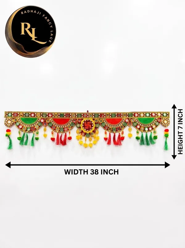 Handcrafted_Festive_Swastik_Wall_Hanging_Toran_/_Bandhanwar