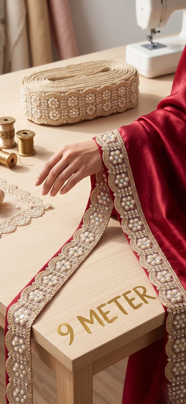 Handcrafted_Ethnic_Embroidered_Fabric_Lace_Trim_(Orange_&_Multicolor)