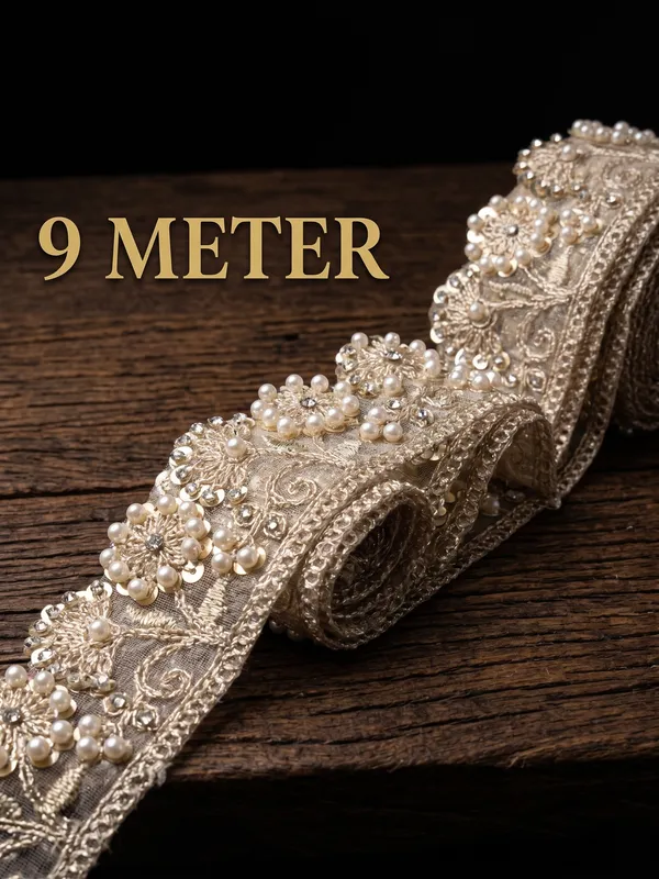 Golden_Pearl_Embroidered_Trim_Lace_Border