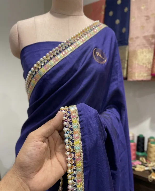 Multi-Color_Thread_&_Pearl_,_Diamond_Embellished_Ethnic_Trim_Border_(_9_Meter_)