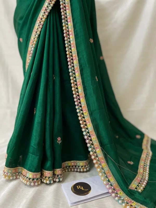 Multi-Color_Thread_&_Pearl_,_Diamond_Embellished_Ethnic_Trim_Border_(_9_Meter_)