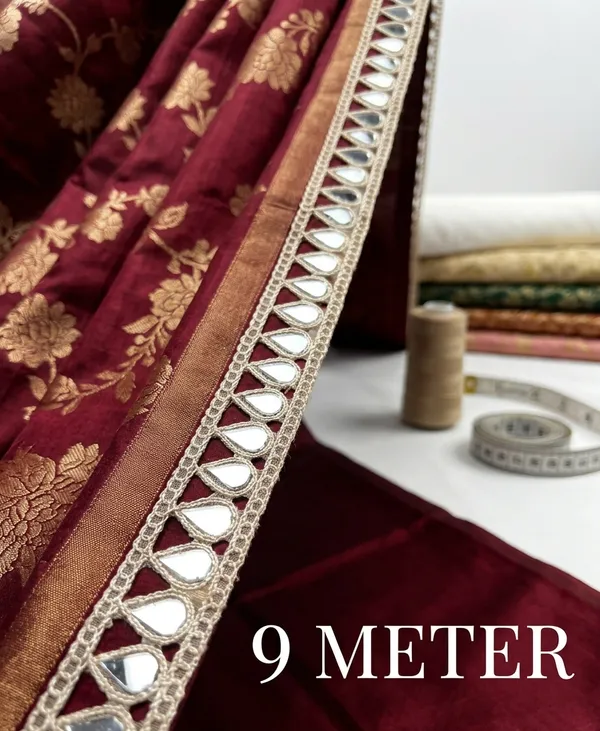 Golden_Mirror_Work_Decorative_Lace_Trim_Border