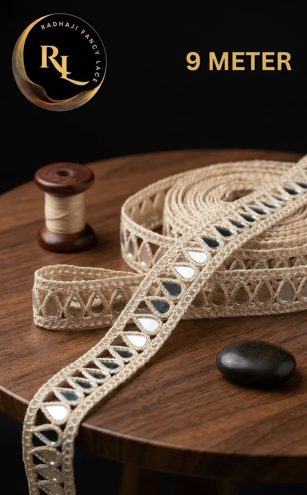 Radhaji_Fancy_Lace_Traditional_Cut-Work_Teardrop_Mirror_Lace_Trim_(9M_Pack)