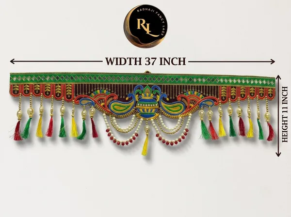 Traditional_Festive_Door_Toran_/_Bandhanwar_with_Kalash,_Royal_Peacock_Motifs,_Cascading_Pearl_Chains,_and_Multicolor_Silk_Tassels_for_Home_Decor