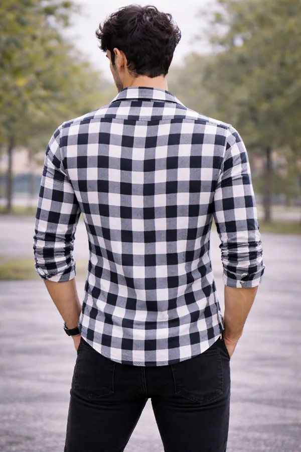 Black_Cotton_Blend_Full_Sleeve_Casual_Full_Sleeve_Shirt_For_Men