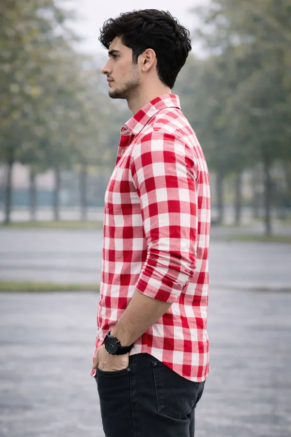 Red_Cotton_Blend_Full_Sleeve_Casual_Full_Sleeve_Shirt_For_Men