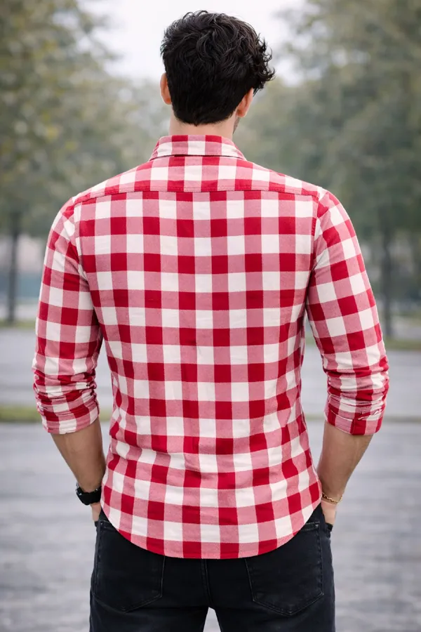Red_Cotton_Blend_Full_Sleeve_Casual_Full_Sleeve_Shirt_For_Men
