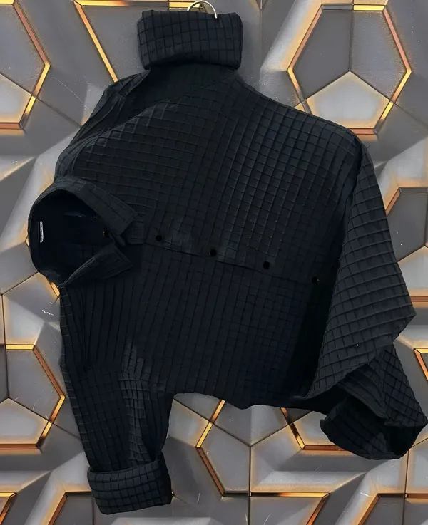 Black_Polycotton_Full_Sleeve_Casual_Full_Sleeve_Shirt_For_Men