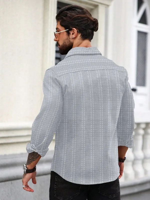 Silver_Polycotton_Full_Sleeve_Casual_Full_Sleeve_Shirt_For_Men