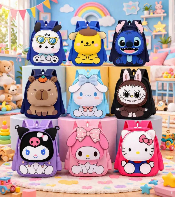 Printed_Kids_Fancy_Backpack