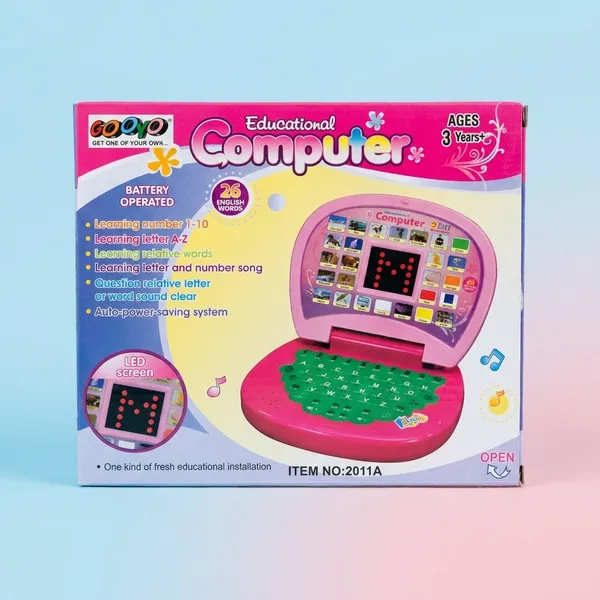 Educational_Computer_Learning_Toy_For_Kids_Pink