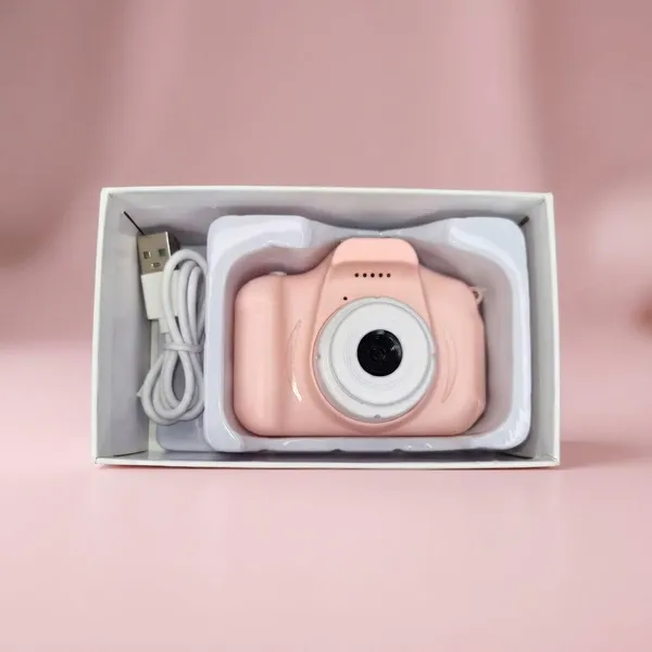 Kids_Digital_Camera_Pink_Toy_Camera_With_Usb_Charging