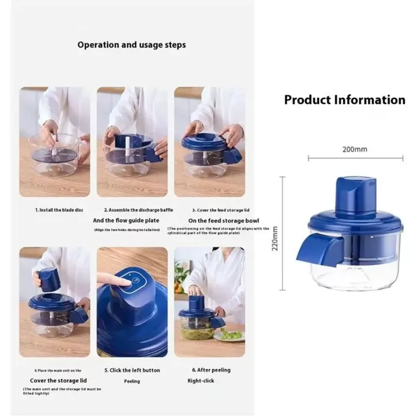 Rechargeable_Fruits&Vegetable_Peeler