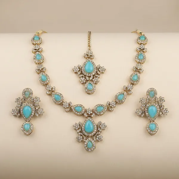 Turquoise_Stone_And_Crystal_Bridal_Jewelry_Set_Necklace_Bracelet_And_Earrings