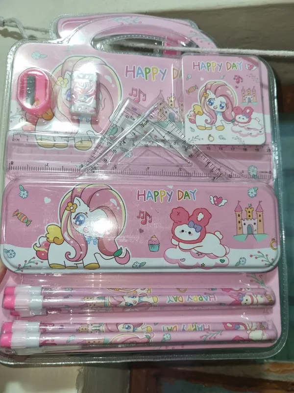 Happy_Day_Unicorn_Themed_Pink_Stationery_Set_With_Pencil_Box_Pens_Rulers_Sharpener_And_Eraser