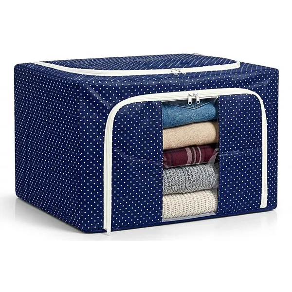 Blue_Non_Woven_Fabric_Cloth_Organizer