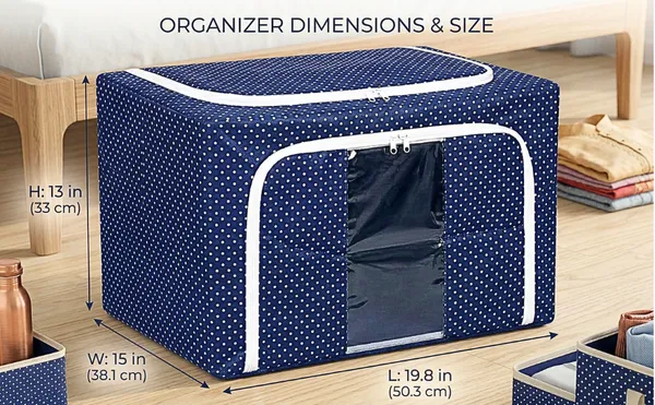 Blue_Non_Woven_Fabric_Cloth_Organizer