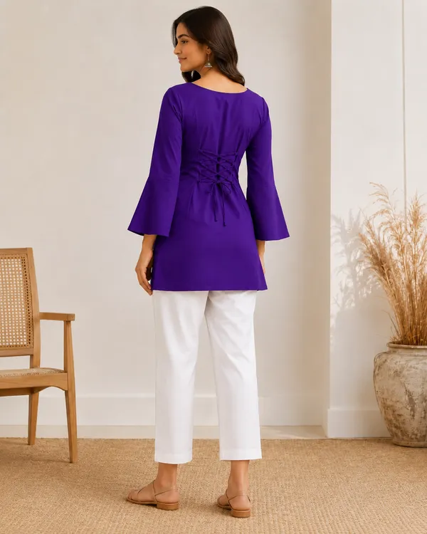 My_Think_Purple_Kurti_For_Women