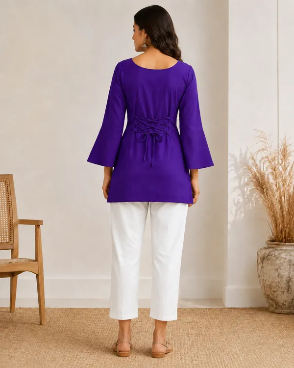 My_Think_Purple_Kurti_For_Women