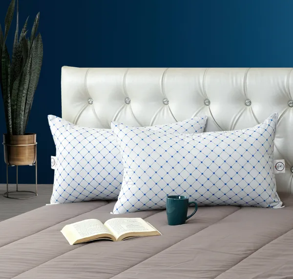 White_And_Blue_Polycotton_Pillow_For_Home_&_Decor