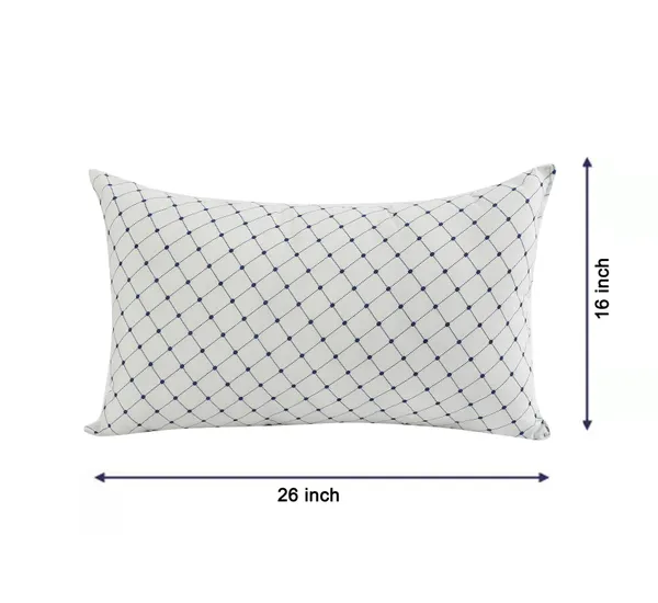 White_And_Blue_Polycotton_Pillow_For_Home_&_Decor