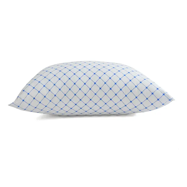 White_And_Blue_Polycotton_Pillow_For_Home_&_Decor