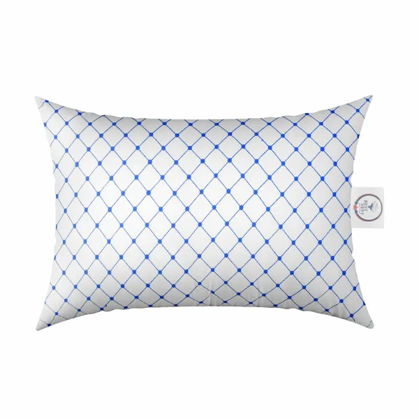 White_And_Blue_Polycotton_Pillow_For_Home_&_Decor