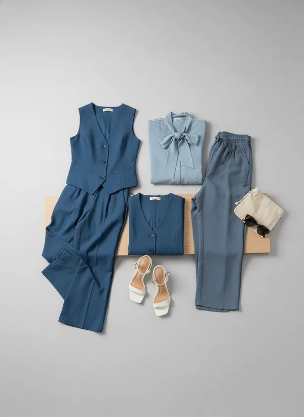 Blue_Linen_Co-ord_Set_For_Women_(Combo_of_2)