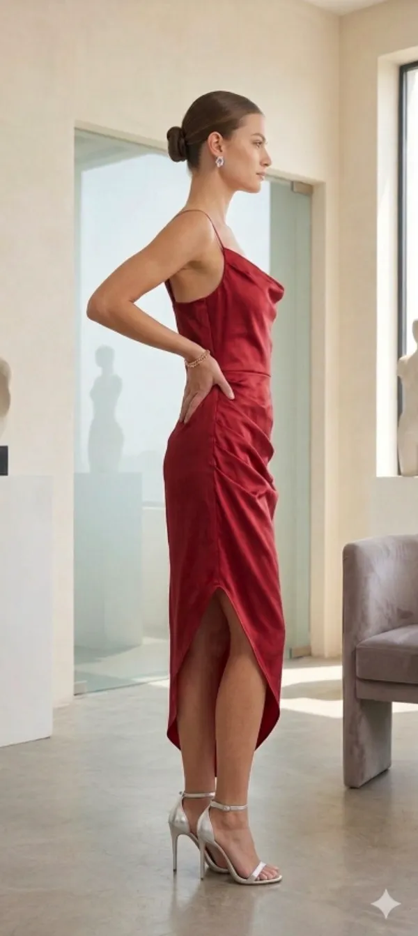 Red_Satin_Cocktail_Dress_For_Women