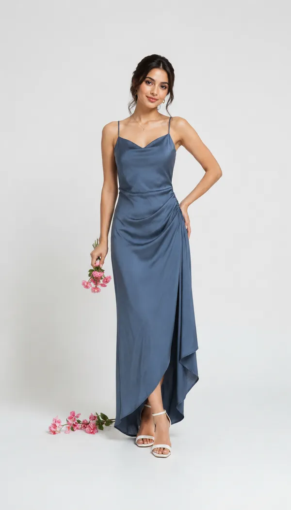Maroon_&_Blue_Polyester_Blend_Midi_Dress_For_Women_(Combo_of_2)