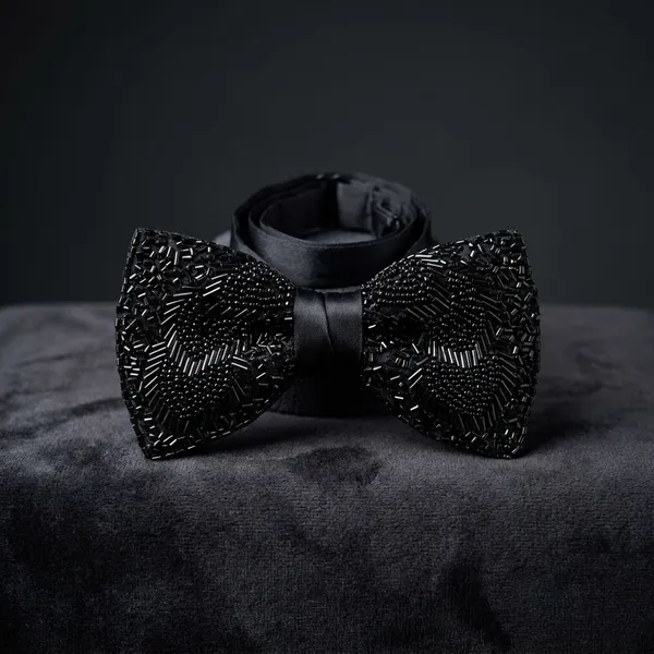 Black_Satin_Bow_For_Men_