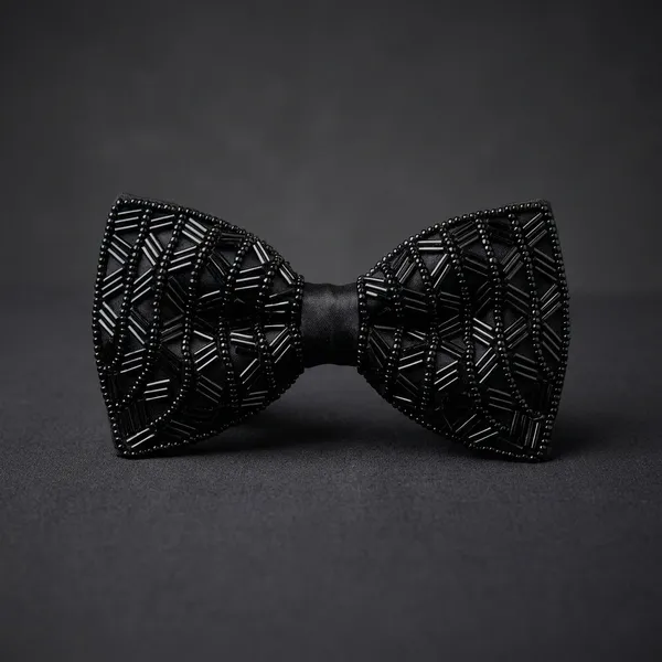Black_Beads_Bow_For_Men_