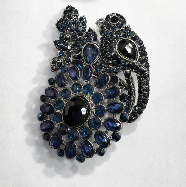 Dark_Blue_Peacock_Brooch_with_Crystal_and_Stone_Embellishments