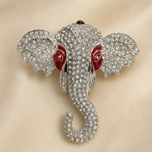 Sparkling_Crystal_Elephant_Brooch_Pin_with_Red_Accents