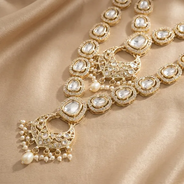 White_Metal_And_Pearls_Mala_For_Men