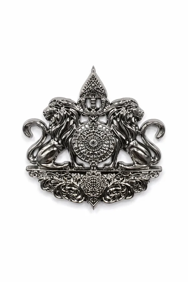 Silver_Metal_Royal_Brooch_For_Men_