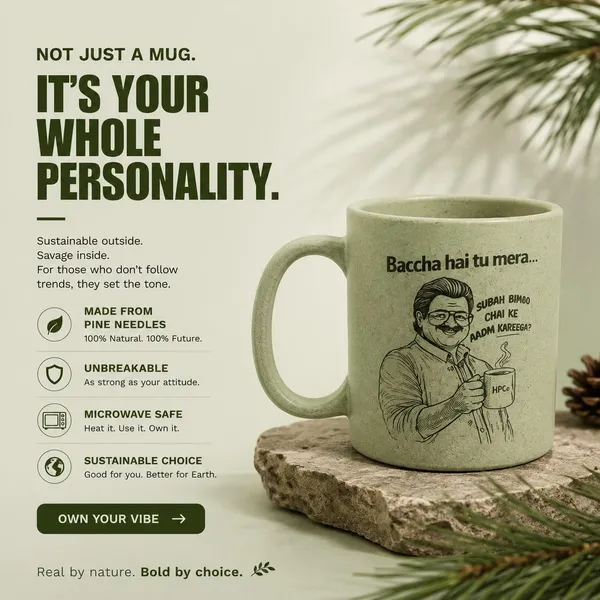 Himalayan_Pine_Co._"Baccha_Hai_Tu_Mera"_Eco-Friendly_Coffee_Mug_|_Made_from_Himalayan_Pine_Needles