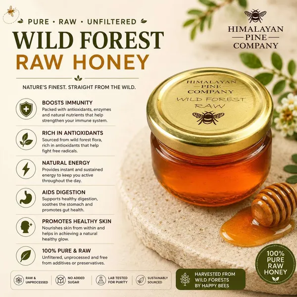 Premium_Himalayan_Pine_Honey_Jar_Pack_of_6_–_Raw_&_Natural_Flavoured_Honey_Collection