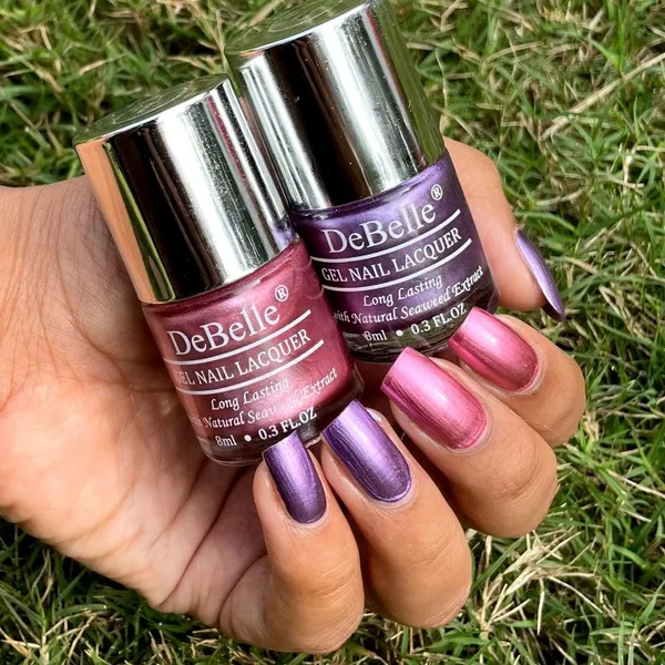 DeBelle_Metallic_Nail_Polish_Combo_Of_2_(Chrome_Glaze,_Chrome_Wine)